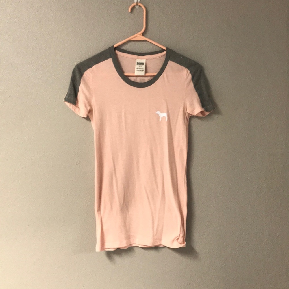 PINK Plain T Shirt